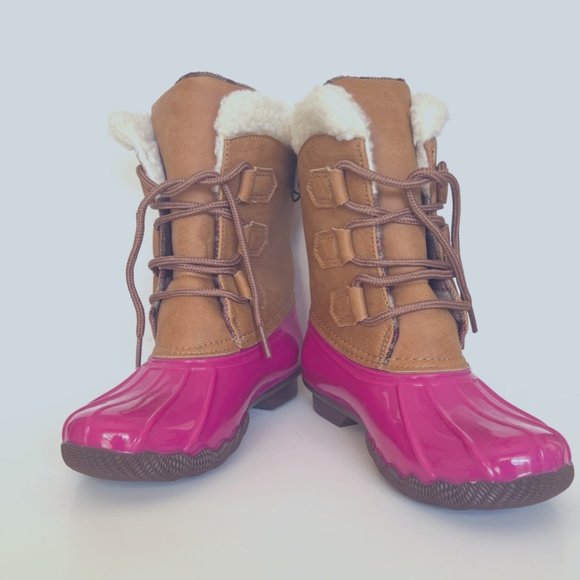 NEW Jessica Carlyle Gavin Girl Duck Boots (Size 2) - Picture 1 of 7